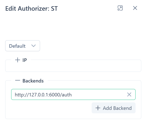 Backend Authorization