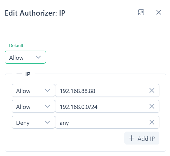 IP Authorization