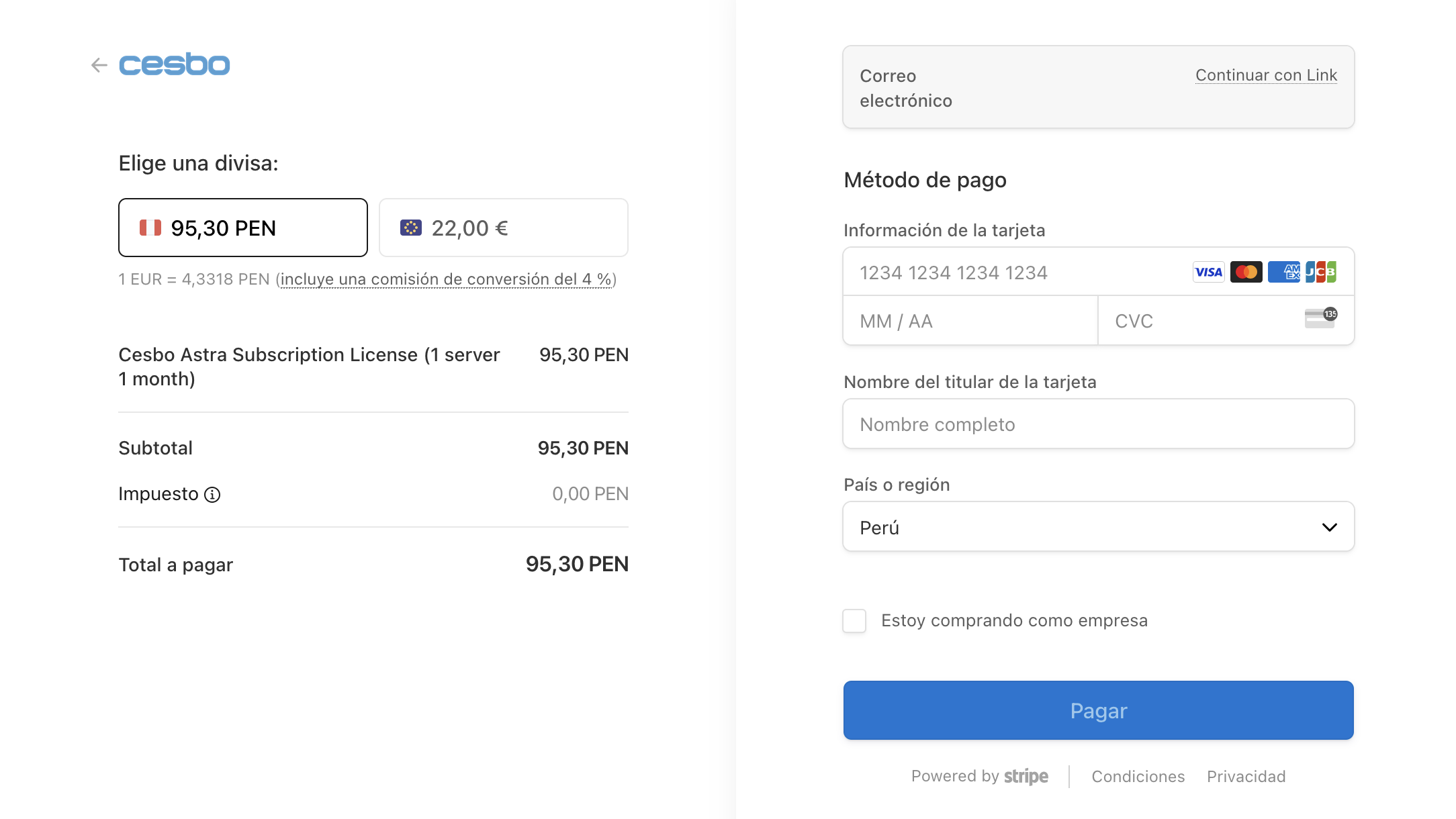 PayPal Not Available